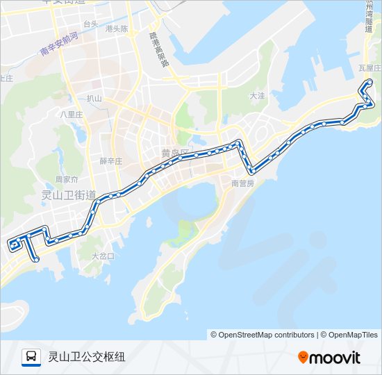 公交开发区4路的线路图