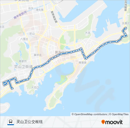 公交开发区4路的线路图