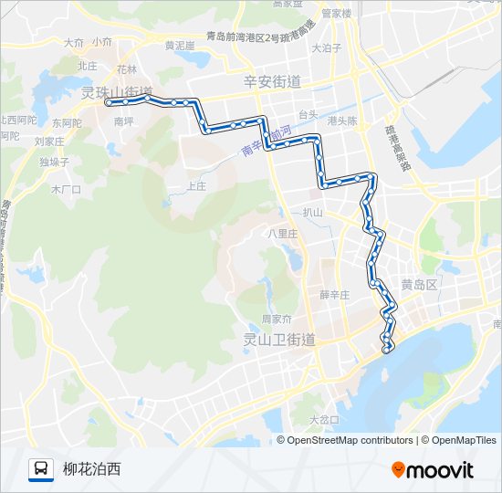 开发区6路 bus Line Map