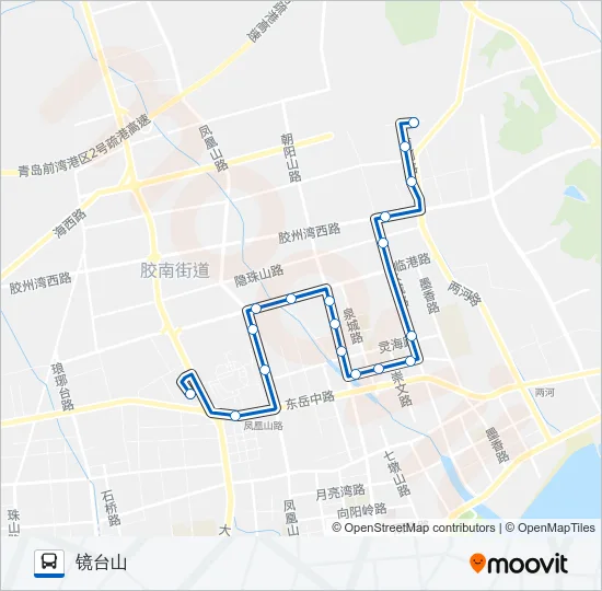 胶南11路 Bus Line Map