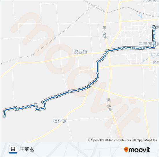 公交胶州25路的线路图