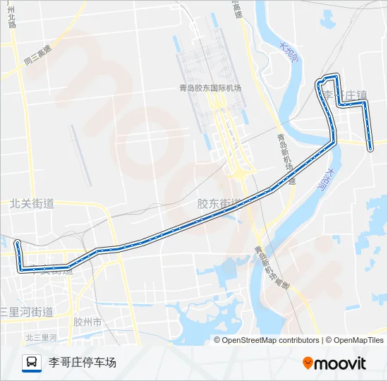胶州27路 Bus Line Map