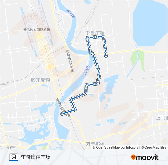 公交胶州30路的线路图