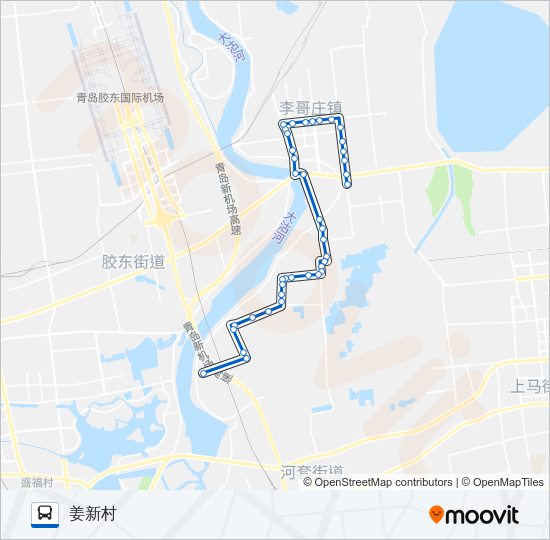 公交胶州30路的线路图