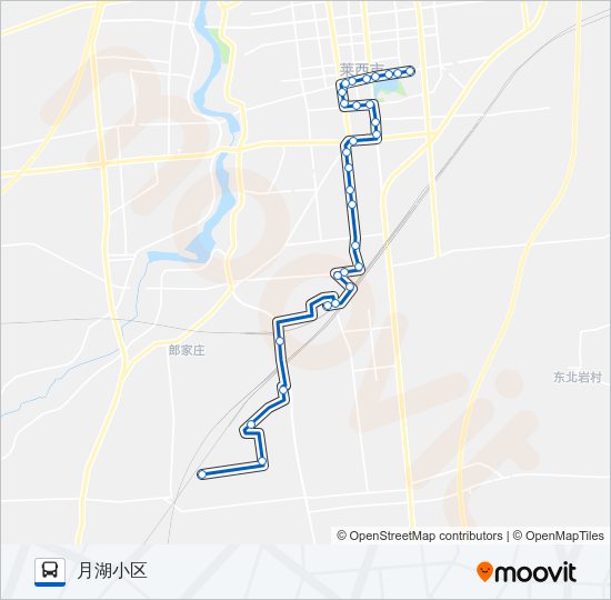 莱西20路 Bus Line Map