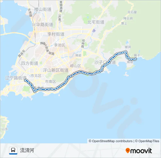 104路专线 Bus Line Map