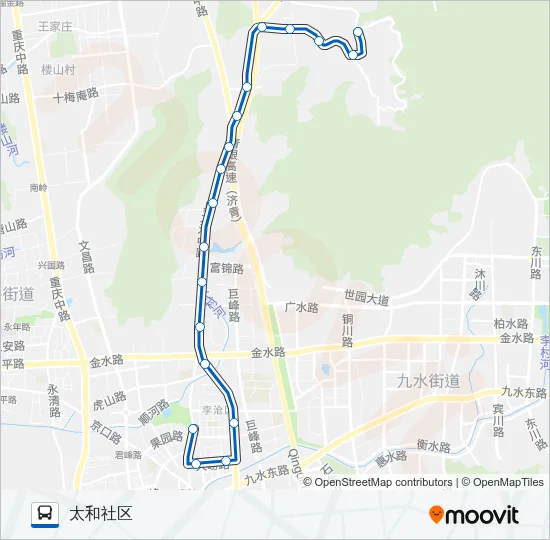 109路区间 Bus Line Map