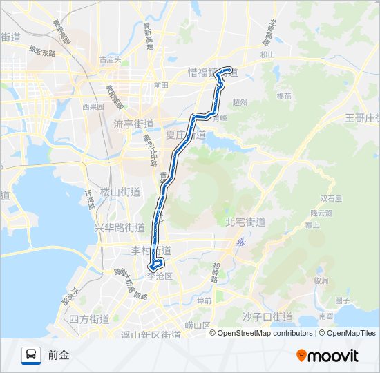 111路环线 bus Line Map