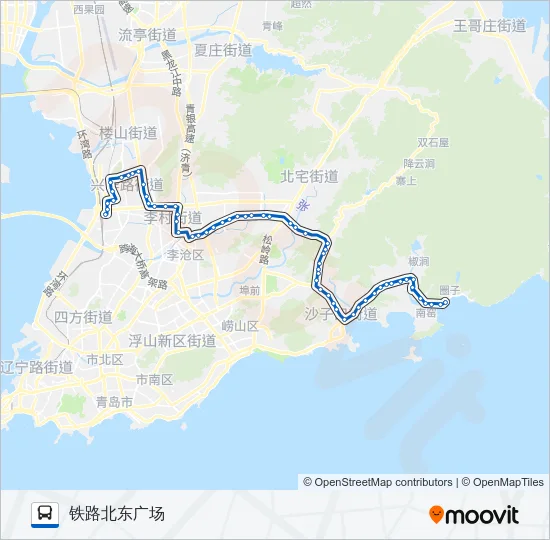 113路专线 Bus Line Map