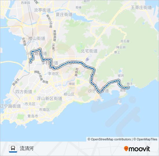 113路专线 Bus Line Map