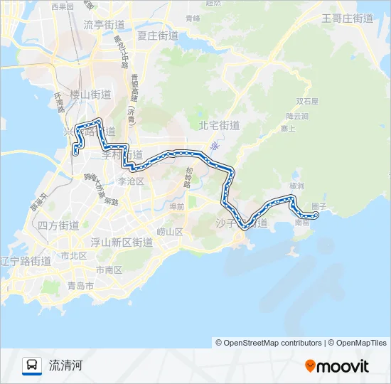 113路专线 Bus Line Map