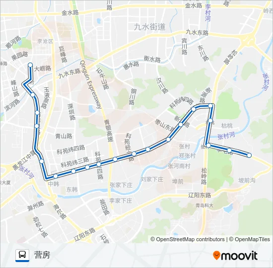 114路区间 Bus Line Map