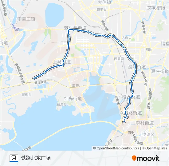 118路专线 Bus Line Map