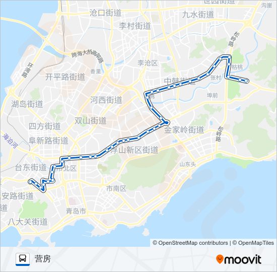 119路区间 bus Line Map