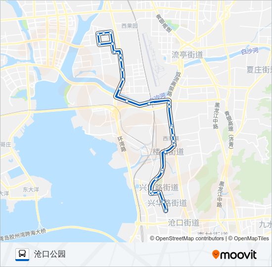 121路环线 bus Line Map