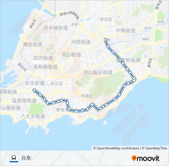 125路区间 Bus Line Map