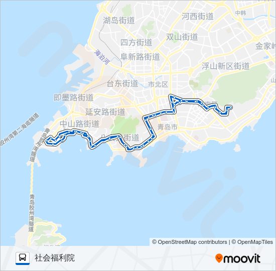 202路环线 bus Line Map