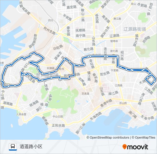 205路环线 bus Line Map