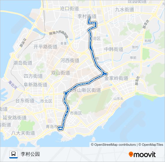 216路环线 bus Line Map