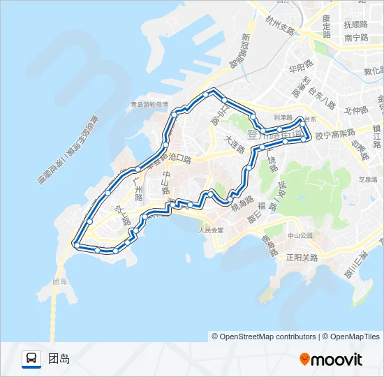 公交217外环路的线路图