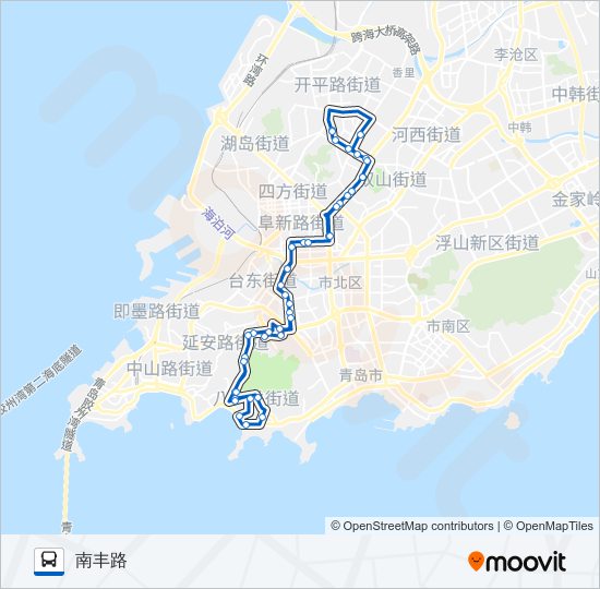 219路环线 bus Line Map