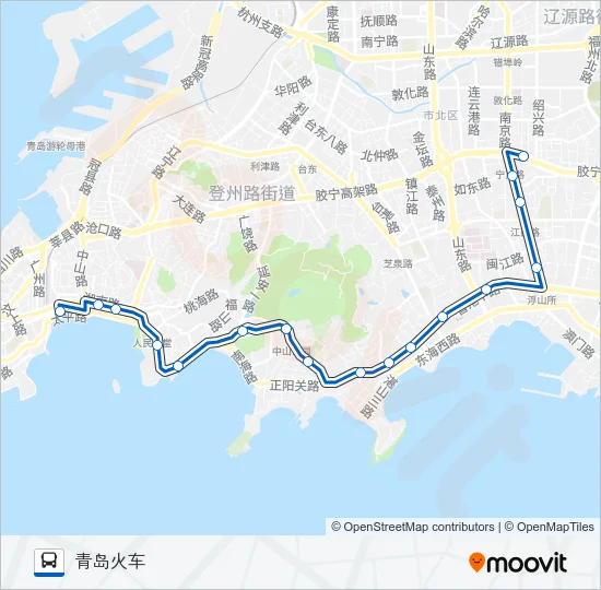 26路夜班车 Bus Line Map