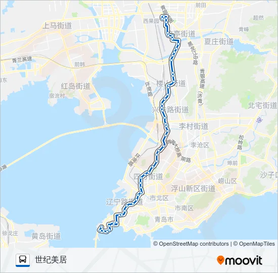 305路专线 Bus Line Map