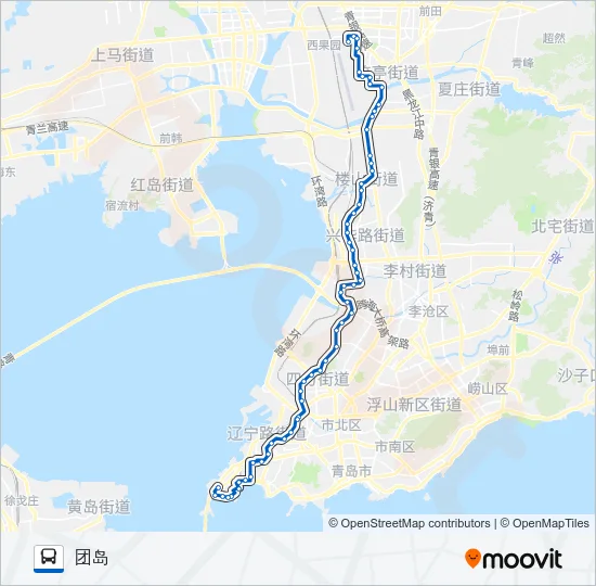 305路专线 Bus Line Map