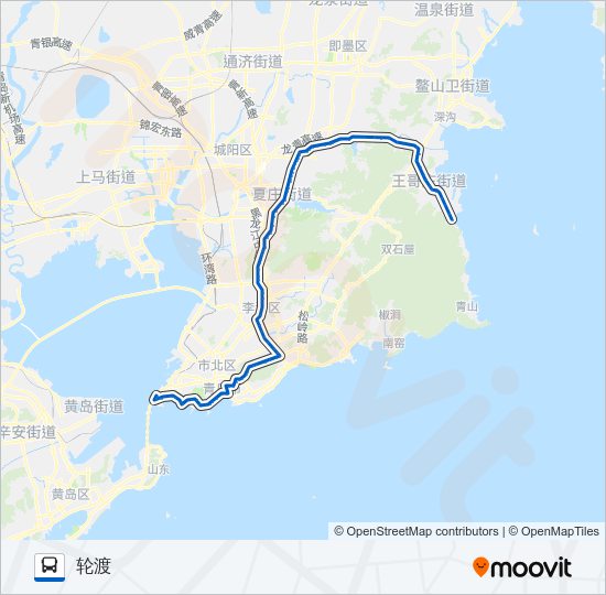 312路专线 Bus Line Map