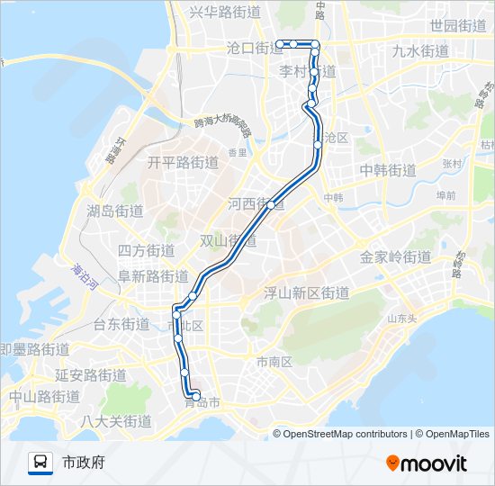 318路大站 bus Line Map