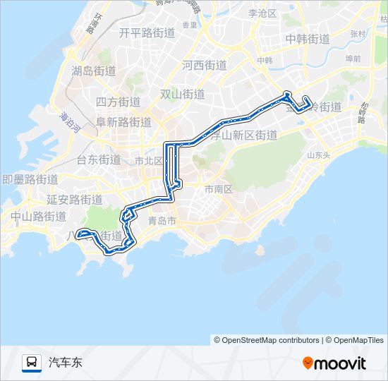 公交370环线路的线路图