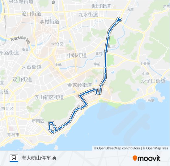 382路环线 bus Line Map