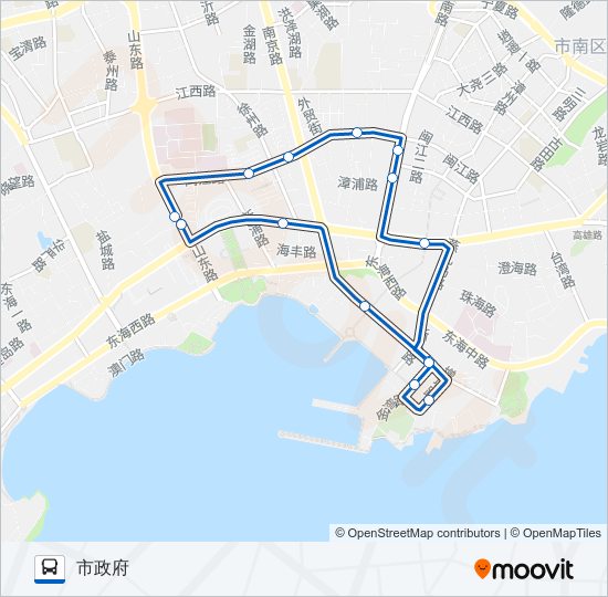 402路环线 bus Line Map