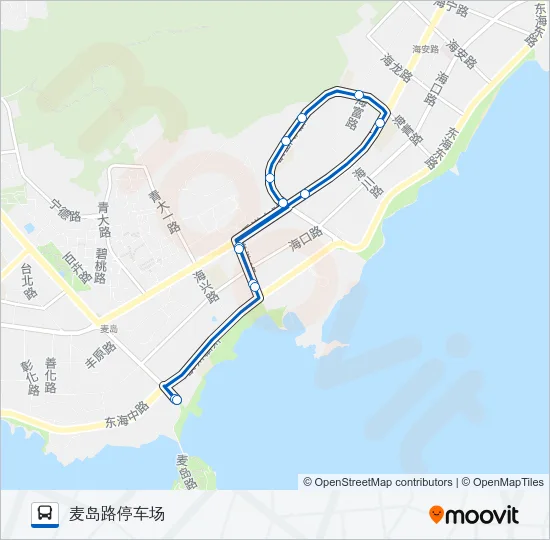 公交403环线路的线路图
