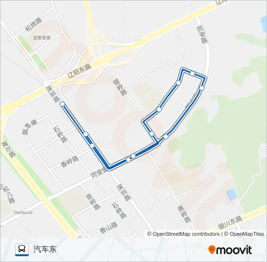 463路环线 Bus Line Map