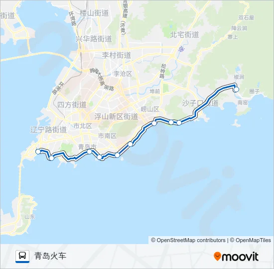 504路专线 Bus Line Map