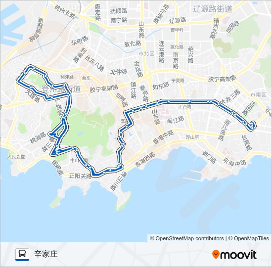 604路环线 bus Line Map