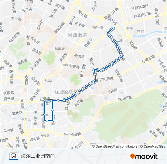 622路环线 bus Line Map