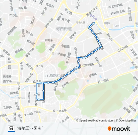 622路环线 Bus Line Map