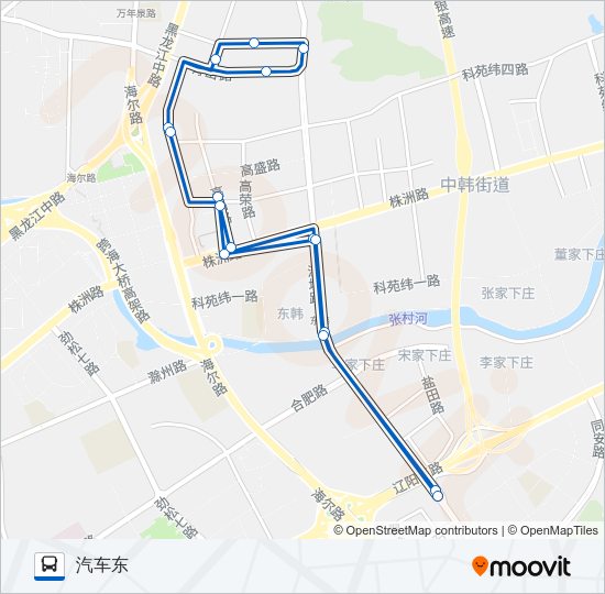 625路环线 Bus Line Map