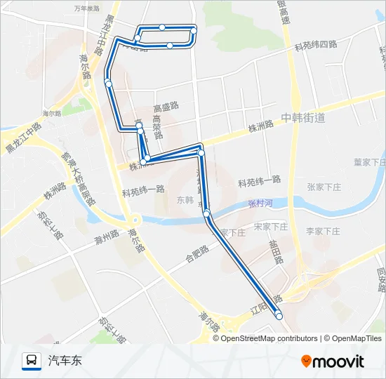 625路环线 Bus Line Map