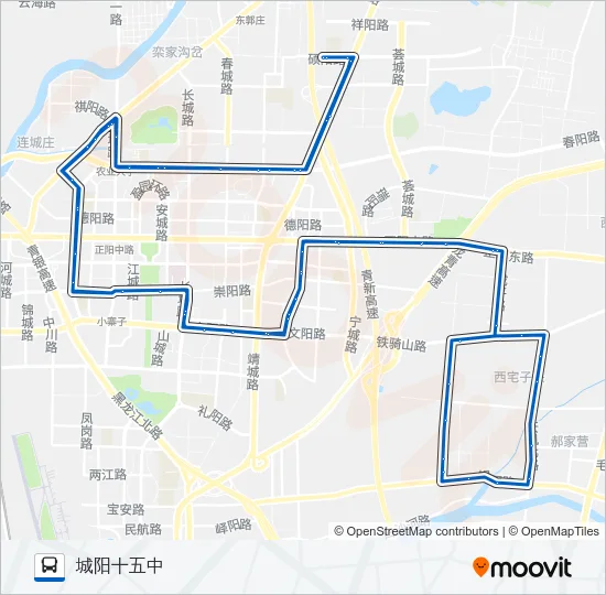 905路环线 Bus Line Map