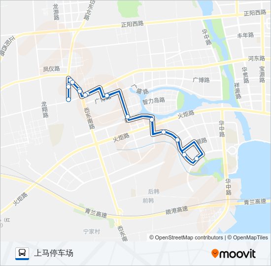 927路环线 bus Line Map