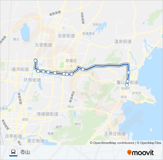 即墨101路 bus Line Map