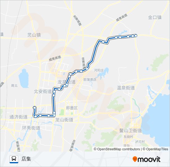 即墨106路 bus Line Map