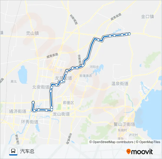 即墨106路 Bus Line Map