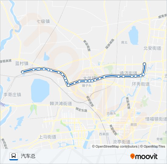 即墨110路 bus Line Map