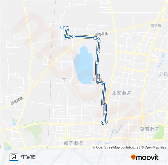即墨113路 Bus Line Map