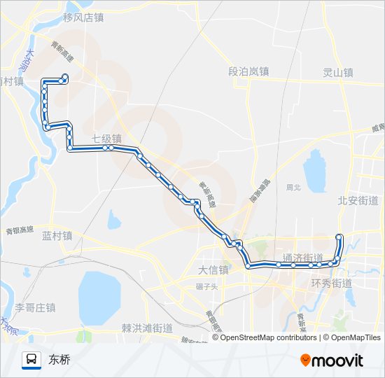 即墨115路 bus Line Map