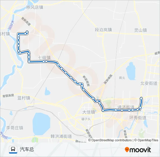即墨115路 Bus Line Map